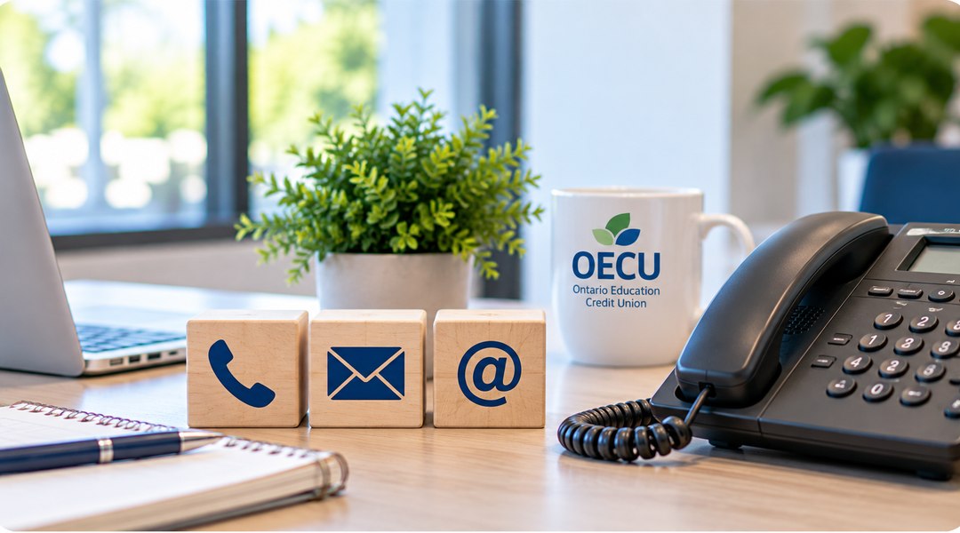 Contact Ontario Educational Credit Union by telephone or email